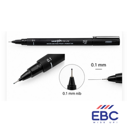 UNI-PIN Fine Line Drawing Pen 0.1 MM Black